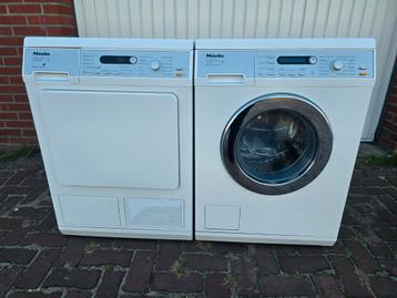 Miele Wasmachine & Droger Set  8 kilo A++ beschikbaar voor biedingen