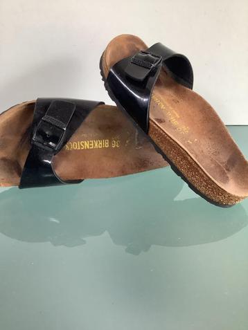 GRATIS VERZENDEN | BIRKENSTOCK Madrid zwarte slippers 36 beschikbaar voor biedingen
