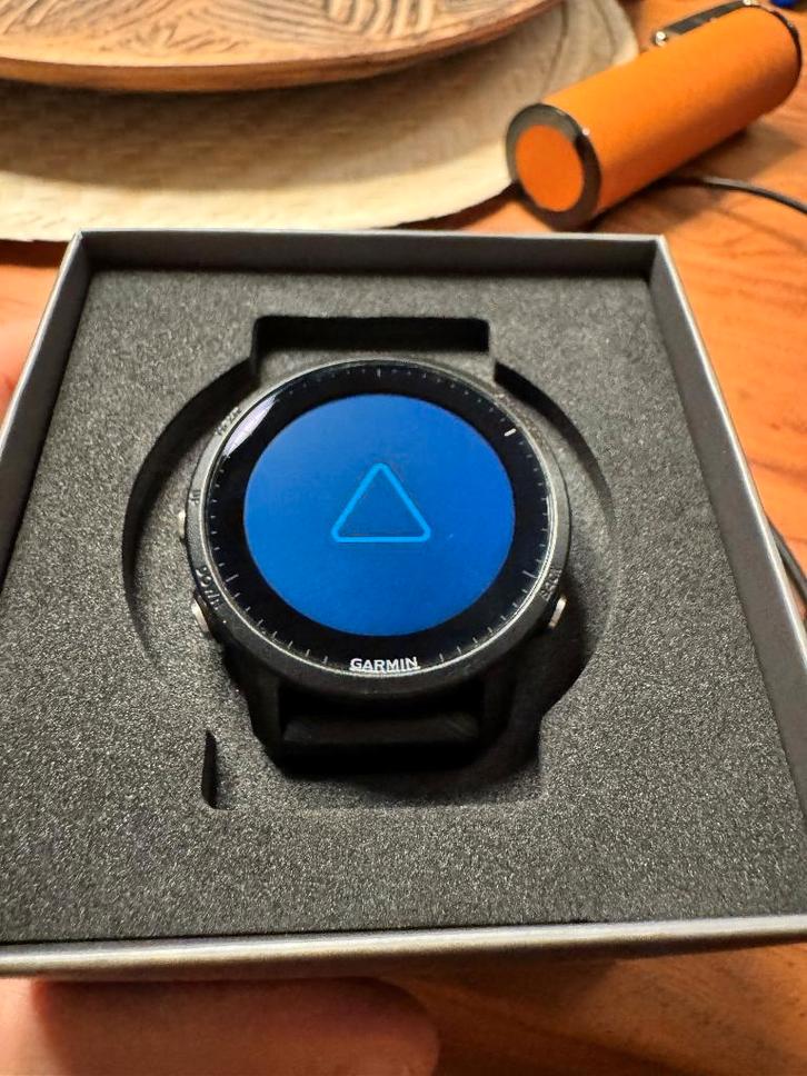 Garmin Forerunner 955, Sieraden, Tassen en Uiterlijk, Sporthorloges, Zo goed als nieuw, Windows, Zwart, Afstand, Calorieverbanding