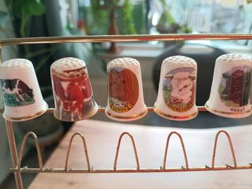 Vingerhoedjes met Koeien - Set van 5 beschikbaar voor biedingen