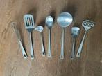 7 delige Prestige keukenset, Ophalen of Verzenden, Zo goed als nieuw, Rvs of Chroom, Bestekset