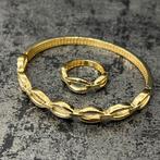 18k gouden armband met ring nieuw italy, Ophalen of Verzenden, Nieuw, Goud