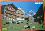 Puzzel - Alpenweide, Ophalen of Verzenden, 500 t/m 1500 stukjes, Gebruikt, Legpuzzel