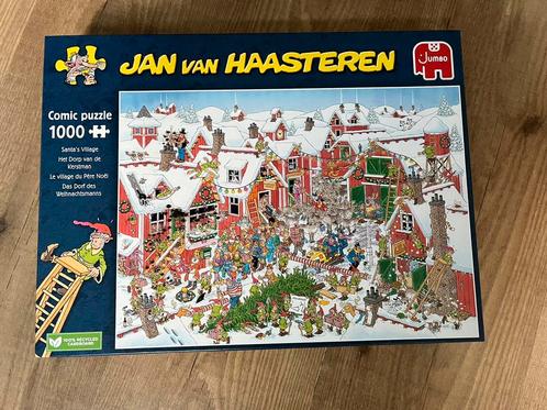 Jan van Haasteren 1000 stukjes - Het dorp van de kerstman, Hobby en Vrije tijd, Denksport en Puzzels, Zo goed als nieuw, Legpuzzel