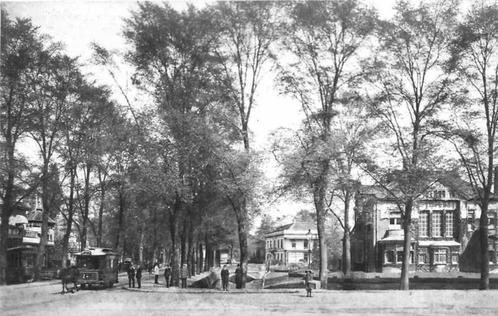 (300-452-033) Dordrecht Stationsweg met Villa Simpang, Verzamelen, Ansichtkaarten | Nederland, Zuid-Holland, Verzenden