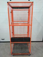 Wentex pipe&drape rolcontainer, Ophalen