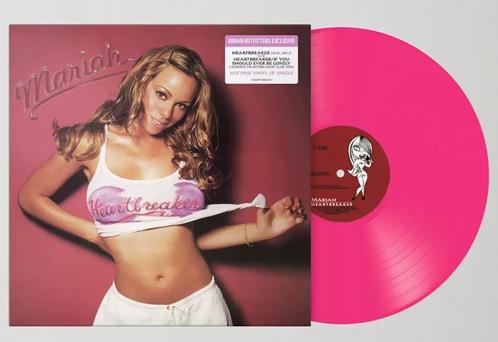 Vinyl Maxisingle Mariah Carey Heartbreaker UO HOT PINK Jay-Z, Cd's en Dvd's, Vinyl | Pop, Nieuw in verpakking, 2000 tot heden
