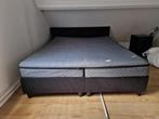 Zwarte boxspring +matras 160x200 (Na 1 januari 2026 afhalen), Ophalen, Gebruikt, Zwart, Tweepersoons