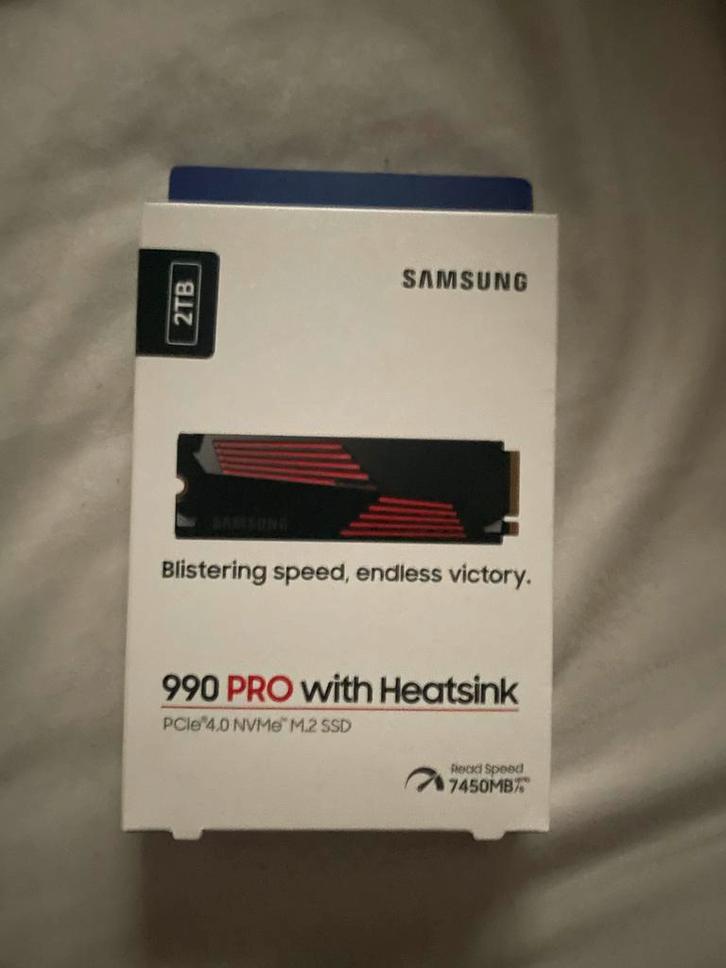Samsung 990 Pro 2TB SSD met Heatsink, Computers en Software, Harde schijven, Nieuw, Console, Intern, SSD, SATA, Ophalen of Verzenden