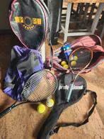 Twee tennisrackets met tassen, Sport en Fitness, Tennis, Racket, Gebruikt, Ophalen of Verzenden