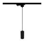 3-FASE HANGLAMP LADE GU10 FITTING ZWART, Ophalen of Verzenden
