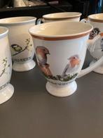 ELLES mokken met vogeltjes print, Nieuw, Ophalen of Verzenden, Overige stijlen, Kop(pen) en/of Schotel(s)