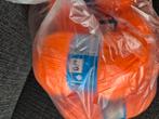 8 oranje bollen acryl , polyamide, Ophalen of Verzenden, Zo goed als nieuw, Breien of Haken, Wol of Garen