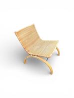 Vintage Björket lounge stoel stoeltje fauteuil Ikea, Gebruikt, Bruin, Vintage, Eén