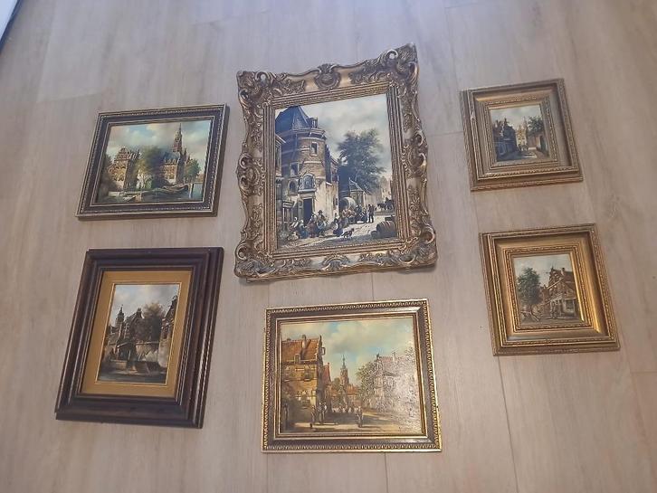 Collectie antieke schilderijen M. Schreuder (20e eeuw), Antiek en Kunst, Kunst | Schilderijen | Klassiek, Ophalen