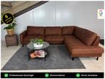 GRATIS LEVERING Hoekbank Cognac 290x215 GEREINIGD, Huis en Inrichting, Banken | Bankstellen, 250 tot 300 cm, Stof, Hoekbank, Ophalen of Verzenden