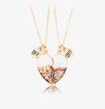 Bixorp BFF ketting met hanger (hartje), Ophalen of Verzenden, Zo goed als nieuw, Overige materialen, Met hanger