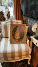 Retro geborduurd schilderij, Ophalen of Verzenden