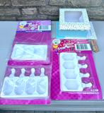 3 sets cake popsicles / ijsvormen (unicorn, gem, diamant), Ophalen of Verzenden, Nieuw, Cupcakes, Bakvorm