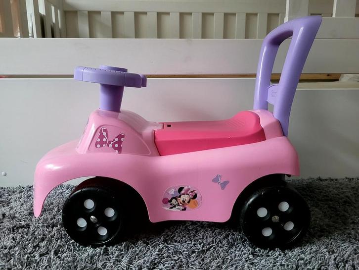 Loopauto Minnie Mouse - Plezier voor de Kleintjes!, Kinderen en Baby's, Speelgoed | Buiten | Voertuigen en Loopfietsen, Gebruikt