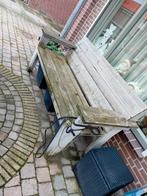 Steigerhouten bank, Ophalen, Gebruikt, Steigerhout, Bank