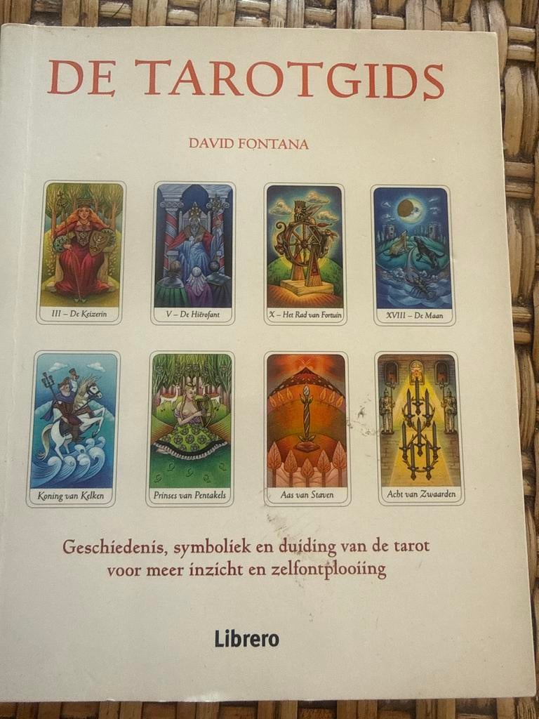 De Tarotgids - David Fontana, Boeken, Ophalen of Verzenden, Gelezen, Tarot of Kaarten leggen, Achtergrond en Informatie