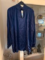 Blauwe blouse - Maat 50 MS Mode, Kleding | Dames, Grote Maten, Blauw, Blouse of Tuniek, Ophalen of Verzenden, Zo goed als nieuw