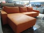 Dikke microlederen hoekbank 300x170cm nu €375,-