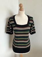 King Louie maat XL gestreepte glitter top tshirt 2770, Kleding | Dames, Tops, Zwart, Maat 46/48 (XL) of groter, Ophalen of Verzenden