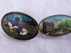 Nostalgische broches 2 stuks [ zie foto's], Ophalen of Verzenden, Gebruikt, Overige onderwerpen