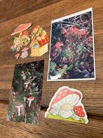 Paddenstoelen padden stoelen, puzzelstuk, foto’s, plaatjes, Antiek en Kunst, Ophalen of Verzenden