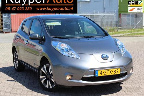 Nissan LEAF Tekna 24 kWh ELEKTR. NAP DEALER ONDERHOUDEN auto, Auto's, Nissan, Bedrijf, Te koop, Leaf, 360° camera, ABS, Achteruitrijcamera