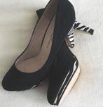 DICK BOONS  🎉zwart +zebraprint pumps mt 40, Pumps, Verzenden, Zwart, Dick boons