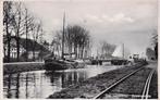 Bovensmilde - Van Liersbrug, boten, tramrails, auto (1935), Ophalen of Verzenden, 1920 tot 1940, Gelopen, Drenthe