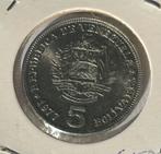 5 bolivares Venezuela 1977, Postzegels en Munten, Munten | Amerika, Ophalen of Verzenden