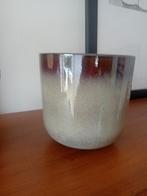 Mooie geglazuurde bloempot HK Living stijl, zgan, Ophalen, Rond, Binnen, Zo goed als nieuw