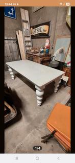 Eettafel massief bolpoot, Ophalen, Gebruikt, ., 200 cm of meer
