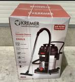 Kremer KR65LS Nat- en Droogstofzuiger - Nieuw, Ophalen, Stofzuiger, Nieuw, 2000 watt of meer