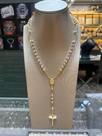 18KT Goud - 30.8 Gram - Ketting - ROSARIO beschikbaar voor biedingen