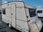 Caravelair bamba 370 met voortent, Caravans en Kamperen, Caravans, .., Omvormbare zithoek, Bedrijf, Treinzit