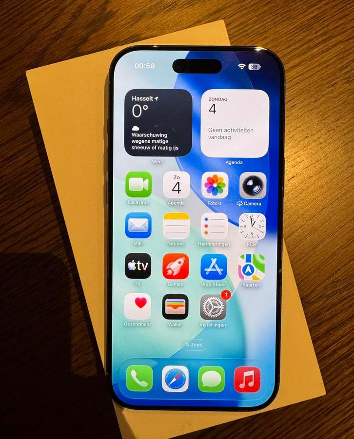 Apple iPhone 17 Air - Sky Blue - 512GB - Nieuwstaat!, Telecommunicatie, Mobiele telefoons | Apple iPhone, Zo goed als nieuw, 512 GB