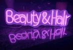Pink LED-neonbord "Beauty & Hair" Americana Style., Ophalen of Verzenden, Nieuw, Roze, Handen en Nagels
