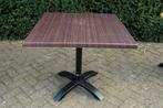 5 vierkante tuintafels terrastafel horeca terras 80 x 80 cm., Ophalen, Gebruikt, Vierkant