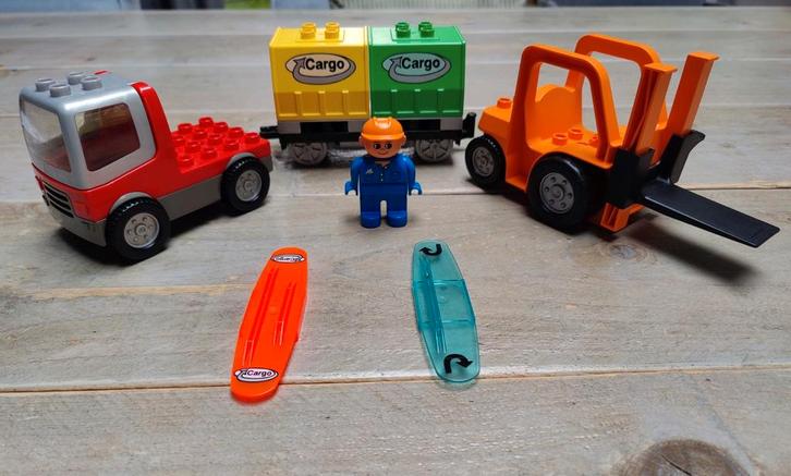 Duplo Intelli-Trein Cargo Set 3326, Kinderen en Baby's, Speelgoed | Duplo en Lego, Gebruikt, Duplo, Ophalen of Verzenden