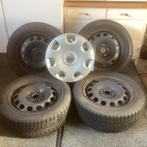 Set winterbanden met stalen velgen, Ophalen