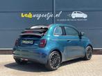 Fiat 500 C La Prima 42 kWh Cabrio *p-camera *keyless *leder, Gebruikt, Cabriolet, Leder, Te koop