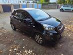 Kia Picanto 1.0 Cvvt 5-DRS 2016 Zwart, Auto's, Kia, Stof, Zwart, 4 stoelen, Zwart