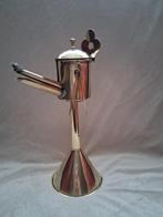 Een Antieke Geel-Koperen hangende/staande "Walvisolielamp"., Antiek en Kunst, Antiek | Koper en Brons, Ophalen, Koper