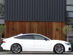 Audi A7 Sportback  55 TFSIe 367PK Quattro S-Edition / Matrix, Auto's, Audi, Gebruikt, Zwart, 4 stoelen, Leder en Stof