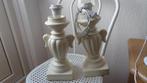 Lampenvoet vaasmodel crème wit hoog 34 cm E27 fitting, Overige materialen, Grieks vintage, Ophalen of Verzenden, Zo goed als nieuw